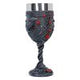 Twilight Bloom Gothic Raven Goblet 19.5cm