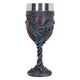 Twilight Bloom Gothic Raven Goblet 19.5cm