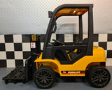 Kids' forklift 12V with remote control – yellow