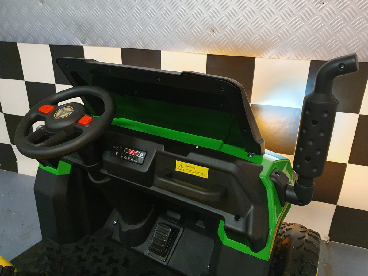 Farmer Truck 4x4 12V kids' tractor with remote control – 2 seats