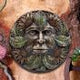 Bronzed Midsummer Tree Spirit Wall Plaque
