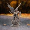 Bronzed Archangel Raphael Religious Warrior 35cm – billede 7