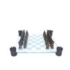 Raised Fantasy Kingdom Of The Dragon Chess Set With Corner Towers 43cm – billede 4