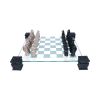 Raised Fantasy Dragon Chess Set With Corner Towers 43cm – billede 2