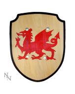 Red and Yellow Rampant Lion Shield Toy