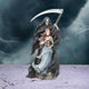 Summon The Reaper Gothic Figurine By Anne Stokes Woman and Reaper Ornament