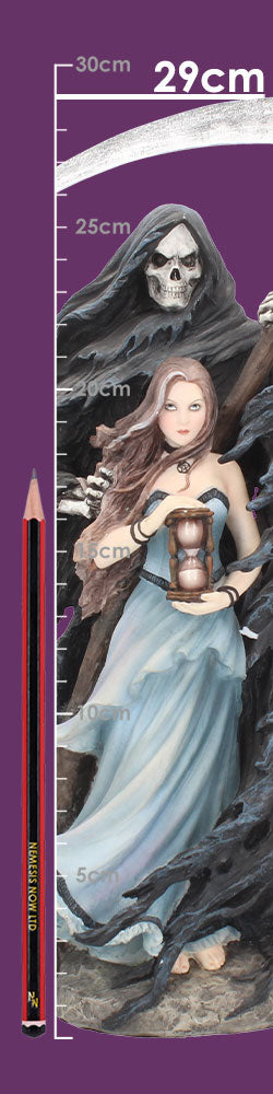 Summon The Reaper Gothic Figurine By Anne Stokes Woman and Reaper Ornament