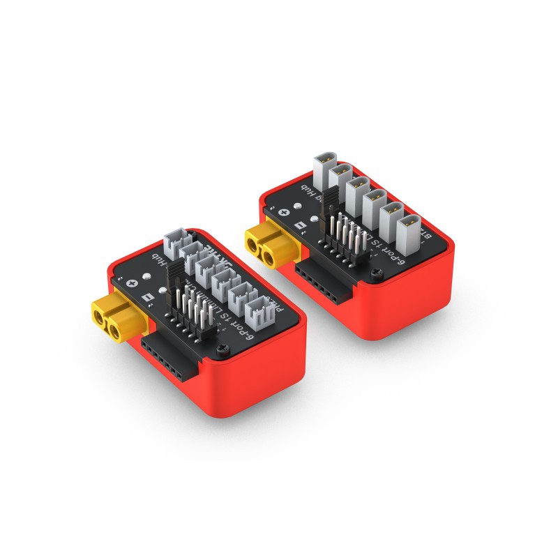 OSH 6-Port 1S Lithium Battery Charging Hub with BT2.0 Connector
