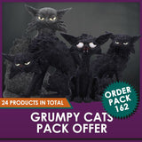 Large Black Cat Witches Familiar Figure Salem 25.5cm