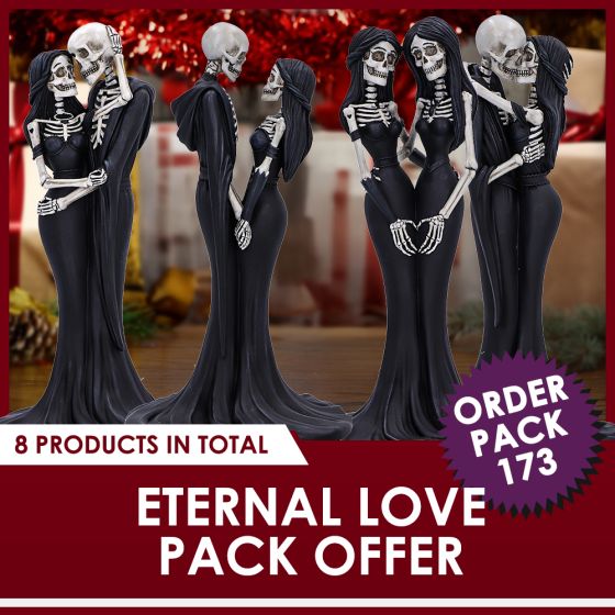 Eternal Vow Gothic Skeletons Figurine 24cm