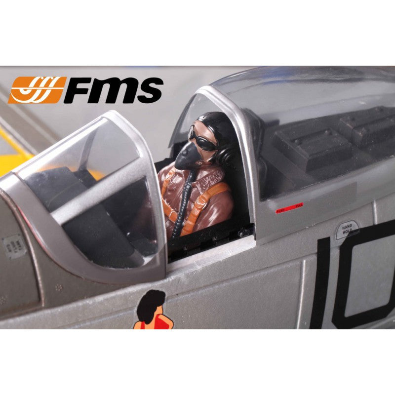Plane 1400mm P51 Red Tail (V8) PNP kit