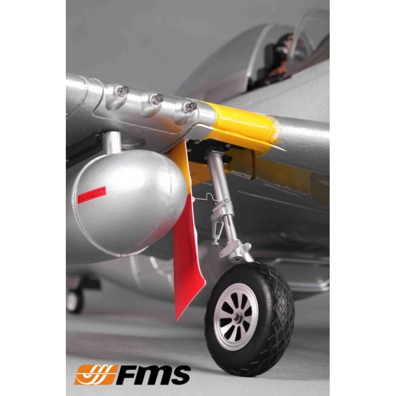Plane 1400mm P51 Red Tail (V8) PNP kit