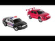 2 remote-controlled cars - drift and police car with lights and sound
