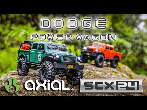 SCX24 40's 4 Door Dodge Power Wagon, :1/24 4WD-RTR
