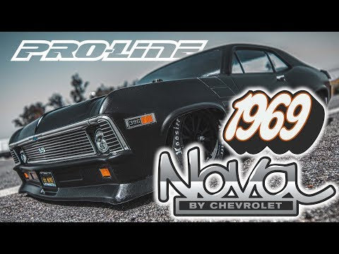 1969 Chevy Nova Clear Body: 22S/Slash 2wd Drag Car