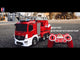 NEW Remote-controlled Mercedes fire engine w. real water spray and steerable ladder