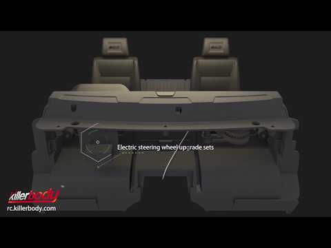 Cockpit Set Scale left/right steering LC70