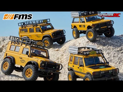1/24 Land rover Defender 90 FCX24M crawler RTR kit - Camel Trophy