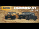 1/12 Hummer H1 scaler RTR car kit - Yellow