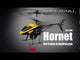 Remote-controlled rescue helicopter w. lifting hook