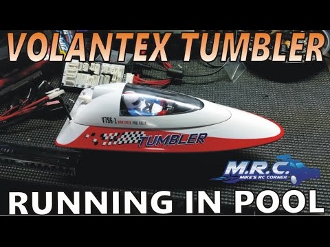 Demo - Volantex V796-1 Tumbler – Mini remote-controlled racing boat RTR