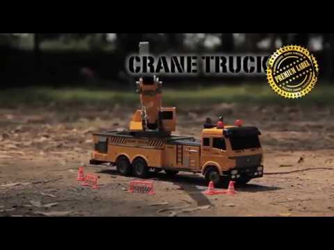 DEMO - Huge remote-controlled crane truck - Crane Truck Hobby Premium