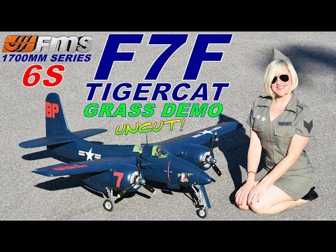 1/9 Plane 1700mm F7F Tigercat Blue PNP kit