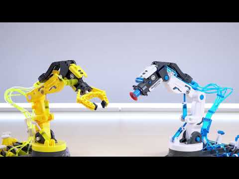 Build your own 3 in 1 HYDRAULIC ROBOT ARM - build, play and learn! STEM