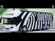 Juventus FC remote-controlled bus with many details