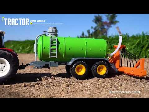 Remote-controlled mini Tractors w. everything! Incl. work tools - scale 1:24 - choose your favourite