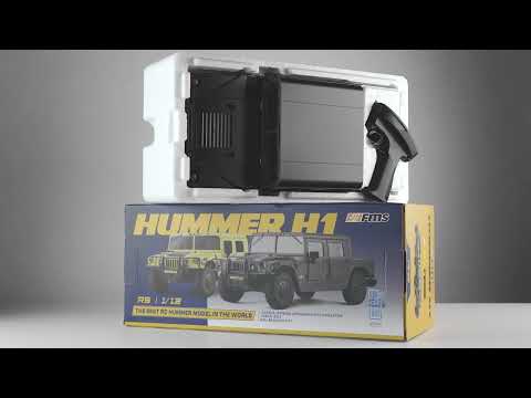 1/12 Hummer H1 scaler RTR car kit - Yellow