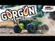 1/10 GORGON 2WD RTR Brushed Monster Truck, Blue