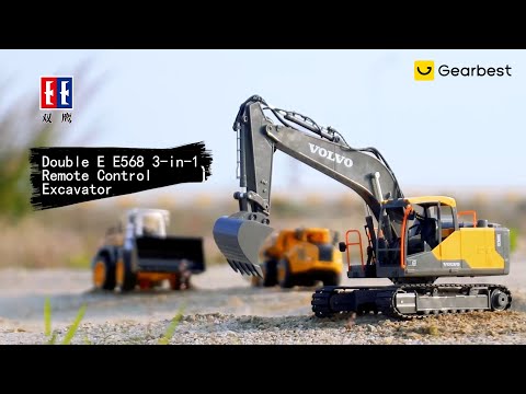 Large Volvo excavator with 3 tools!