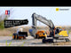 Large Volvo excavator with 3 tools!