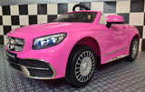 Mercedes-Benz Maybach S650 12V electric car for kids – 1 seat, pink