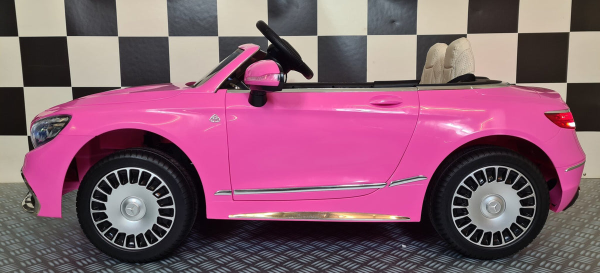 Mercedes-Benz Maybach S650 12V electric car for kids – 1 seat, pink