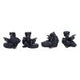Midnight Reward Mini Dragon Figurine Set of 4