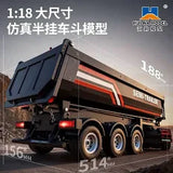 Huina 1509 1/18 RC Dumper Trailer – Remote-controlled Tipping Trailer for Truck