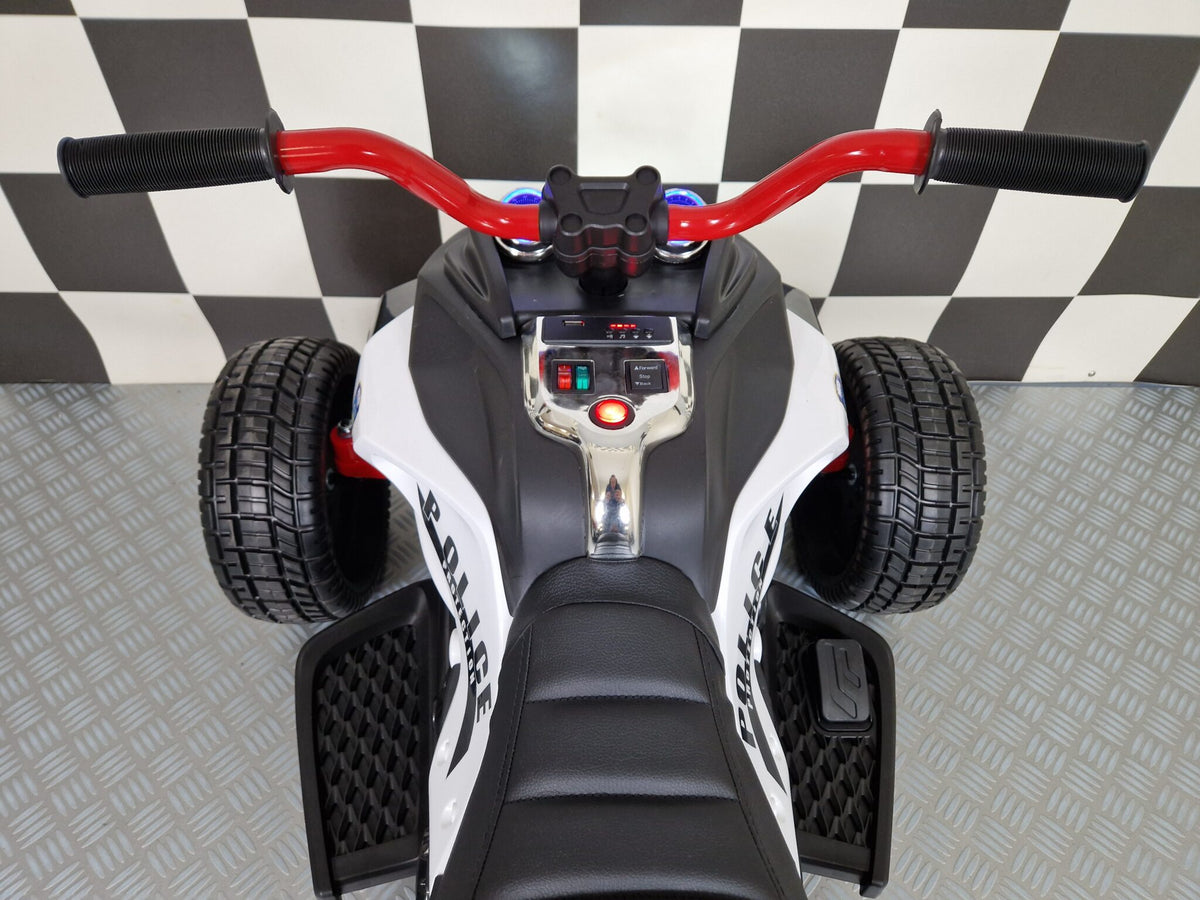 Spyder police motorbike 12V for kids