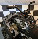 Kids' quad 12V – 1 seat, camouflage green