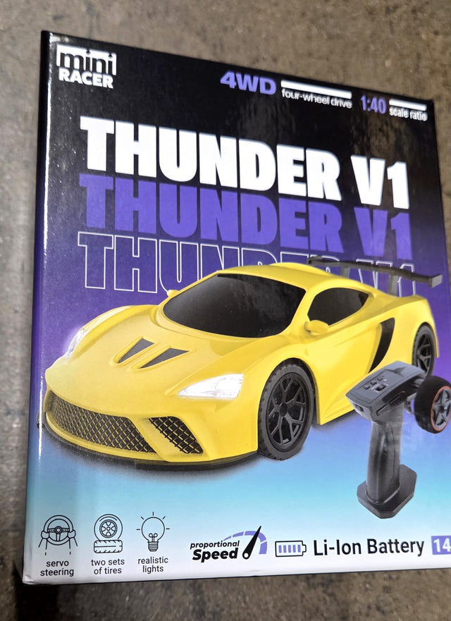 Modster Mini Racer Thunder V1 1:40 gul