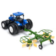 Fjernstyret traktor med høvender og tvillingehjul – Korody 1:24
