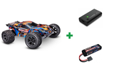 Kombopakke: Rustler 2WD 1/10 HD VX3 BL 3S RTR + USB-C lader og 2S batteri