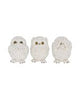 Three Wise Feathered Familiars 9cm