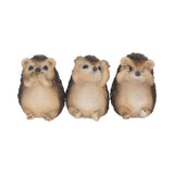 Three Wise Hedgehog Figurines 8.5cm