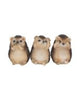 Three Wise Bees Figurines by Nemesis Now