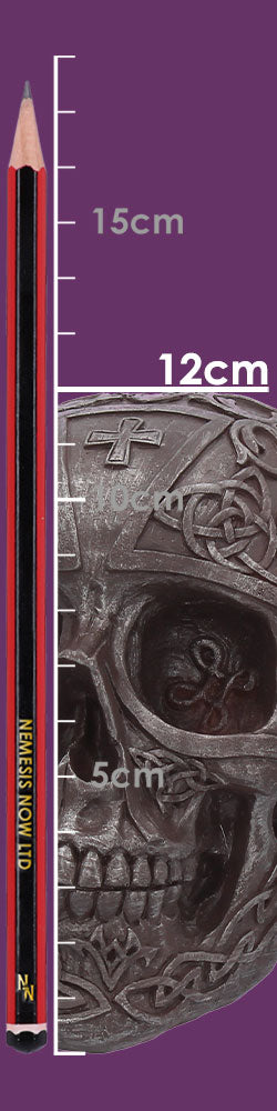 Celtic Iron Skull 16cm
