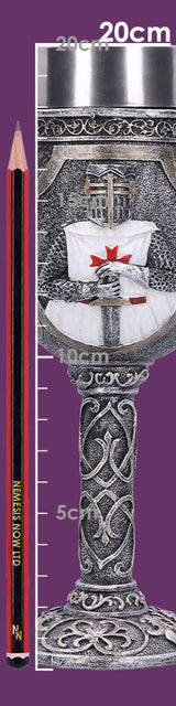 Templars Medieval Knight Goblet 19cm