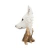 Wild Winter White Wolf Bust 27.5cm – billede 2