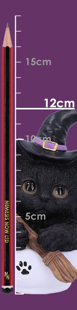 Kit-tea Novelty Tea Cup Witch Cat Figurine